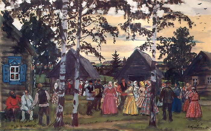 Kustodiev Krasnaya Gorka