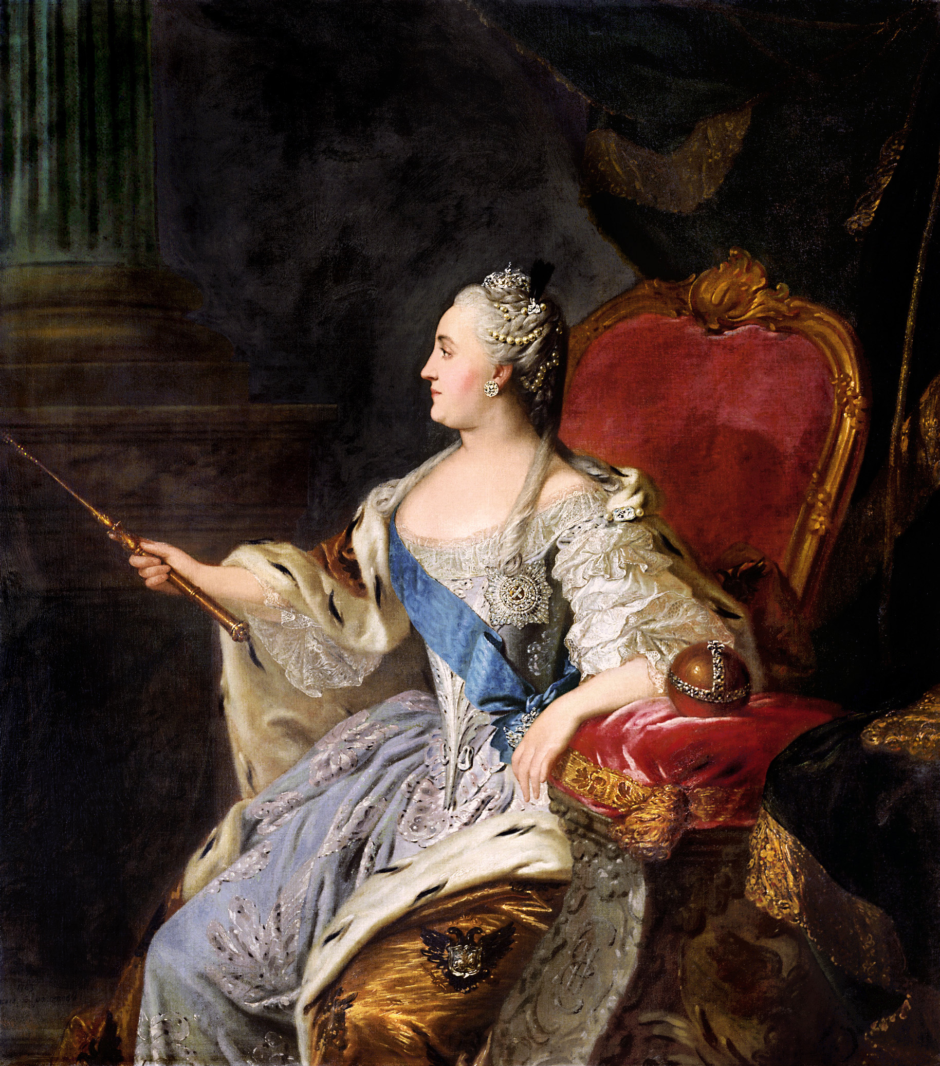Rokotov Portrait Catherine II a